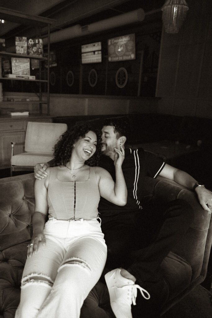 moody engagement photos in pittsburgh